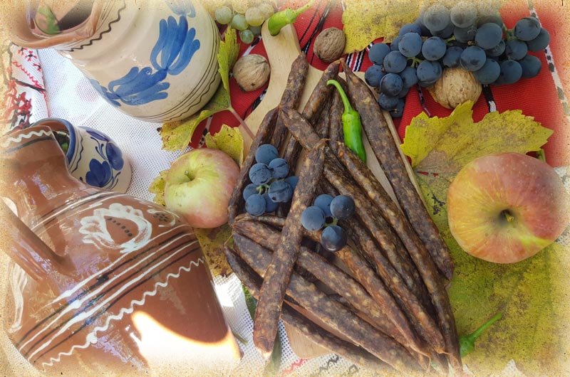 Cârnați de Pleșcoi uscați